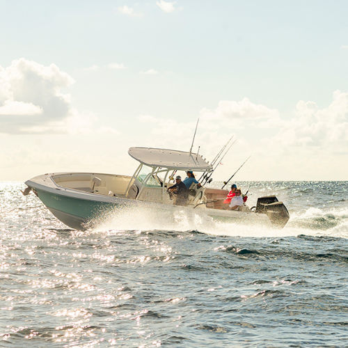 舷外敞开艇 - 290 CC - Sailfish - 双引擎 / 阶式艇壳 / 中央控制台