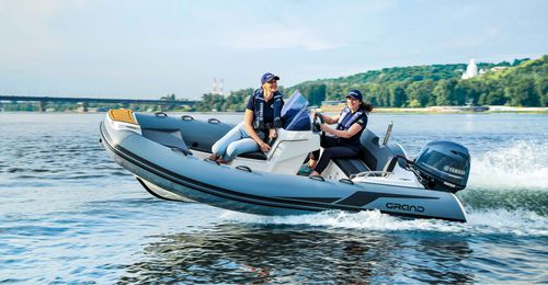舷外充气艇 - G420 - GRAND Inflatable Boats - 半硬式 / 开放式 / 侧边控制台