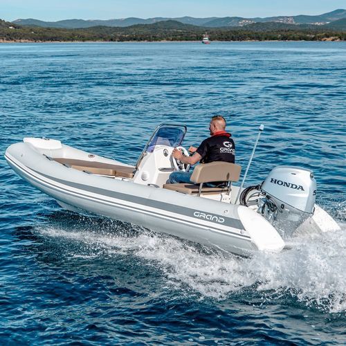 舷外充气艇 - S470N - GRAND Inflatable Boats - 半硬式 / 开放式 / 侧边控制台