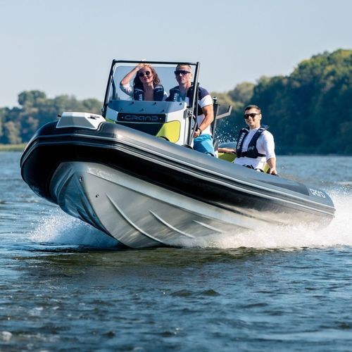 舷外充气艇 - D600 LUX - GRAND Inflatable Boats - 半硬式 / 开放式 / 中央控制台