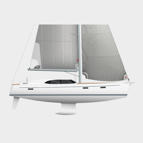 巡游帆船 - 500 DS - Nordship - 4舱 / 甲板会客区 / 补助帆桁