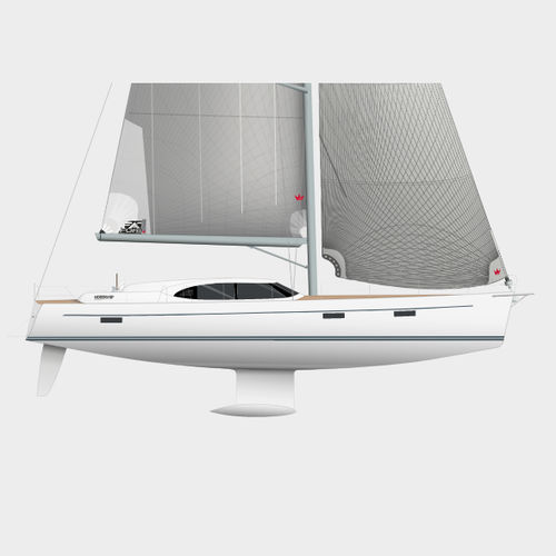 巡游帆船游艇 - 570 DS - Nordship - 4舱 / 甲板会客区 / 补助帆桁