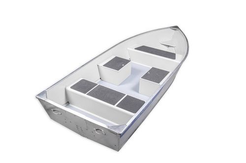 舷外运动钓鱼船 - 400 FISH AR - MARINE - 开放式 / 钓鱼 / 铝制