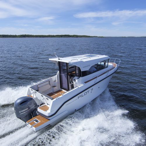 Walkaround / 舷外 - PILOT 7 W - Finnmaster Boats Oy - 舵手室 / 钓鱼运动 / 铝制