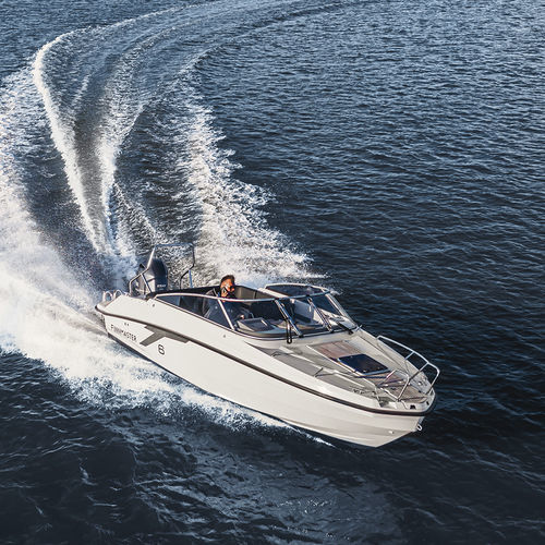 舷外日间小游艇 - T6 - Finnmaster Boats Oy - 开放式 / 双控制台 / 铝制