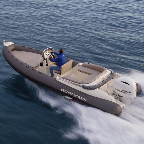 舷外充气艇 - 650 L - SCANNER - RIB / 中央控制台 / 运动