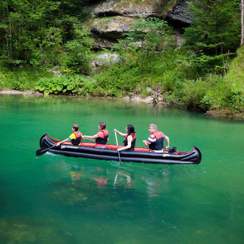 充气独木舟 - ADVENTURE SL - Grabner GMBH, Austria - 多用途 / 4人座 / 红色