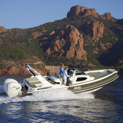 舷外充气艇 - CLUBMAN 32 - Joker Boat - 汽油 / 双引擎 / 半硬式