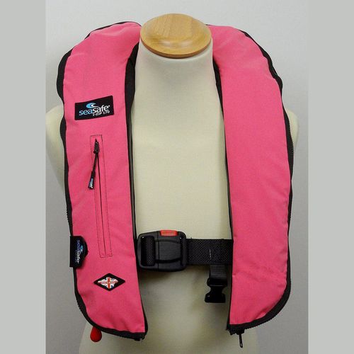 充气救生衣 - I-Zip – Hot Pink - Seasafe Systems Ltd - 170 N / ISO12402-3 / ISO12401