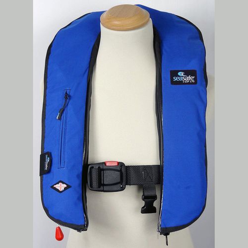 充气救生衣 - I-Zip - Royal Blue - Seasafe Systems Ltd - 170 N / ISO12402-3 / ISO12401