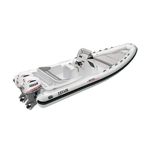 舷外充气艇 - D.800  - Selva Marine - Ribs/塞尔瓦 - 双引擎 / 半硬式 / 中央控制台