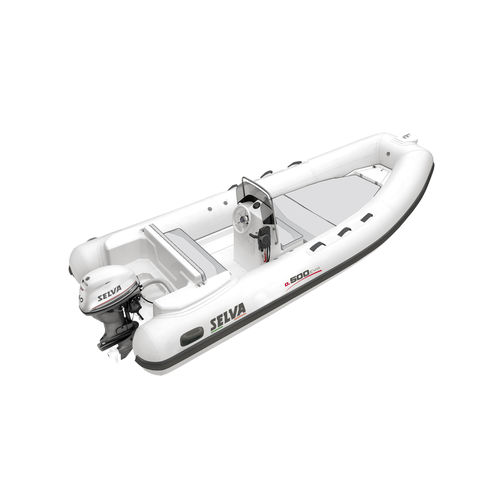 舷外充气艇 - D.500 - Selva Marine - Ribs/塞尔瓦 - 半硬式 / 侧边控制台 / 开放式