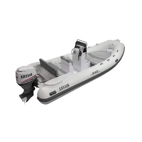 舷外充气艇 - D.540 - Selva Marine - Ribs/塞尔瓦 - 半硬式 / 中央控制台 / 开放式