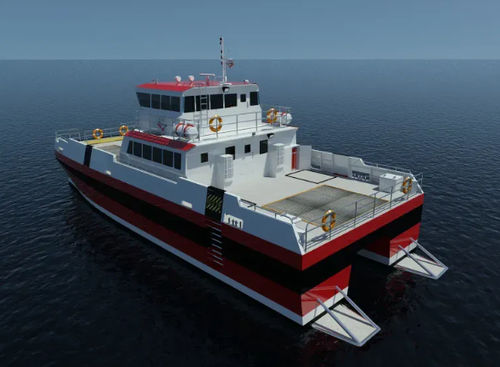 载人交通船专业船 - SURFERCAT 2400 - Chantiers Allais - 双体船 / 舷内喷水式推进器 / 铝制