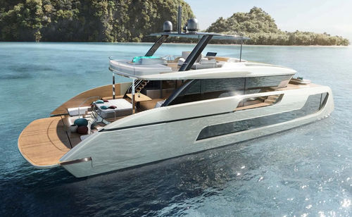 高性能机动游艇 - Ultima 77 - Sunreef Yachts - 飞桥 / 混合动力 / 3舱