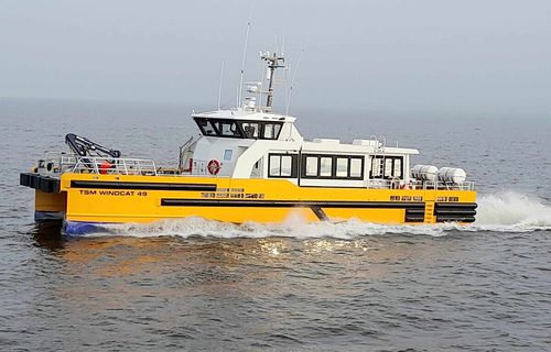 载人交通船专业船 - TSM WINDCAT - Chantier Naval Delavergne - 海上风电安装船 / 双体船 / 舷内