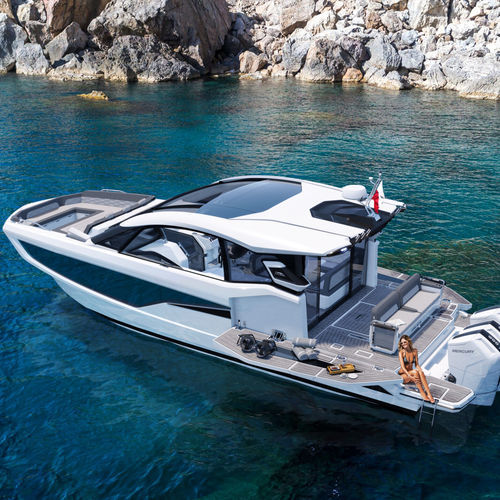舷外快艇 - 435 GTO - Galeon - 四引擎 / 舵手室 / 游览