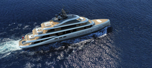 巡游巨型游艇 - M/Y KENSHŌ - Admiral yachts - 高台驾驶室 / 电动 / 8舱