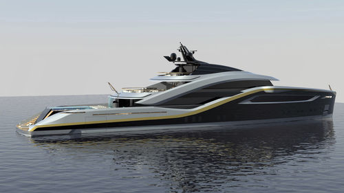 巡游巨型游艇 - ARGO 63 - Admiral yachts - 高台驾驶室 / 5舱 / 钢