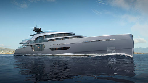 巡游巨型游艇 - ENVY 50 - Admiral yachts - 高台驾驶室 / 5舱 / 半排水体