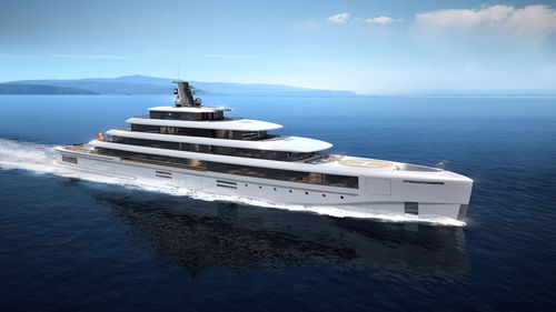 巡游巨型游艇 - MOMENTUM 85 - Admiral yachts - 高台驾驶室 / 7舱 / 钢
