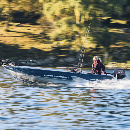 舷外敞舱船 - SPORTSMAN 445 BASIC - Linder - 开放式 / 钓鱼运动 / 用于救援