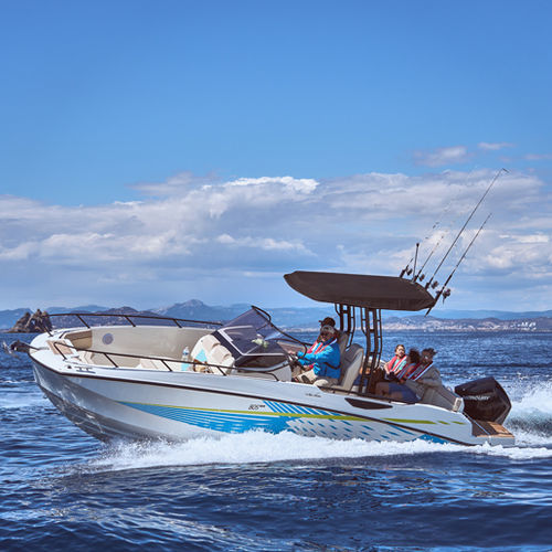 舷外敞开艇 - 805 Open - Quicksilver Boats - 中央控制台 / 滑水 / 钓鱼运动