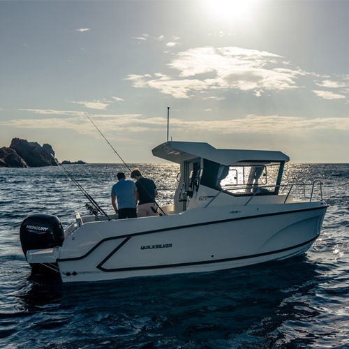 舷外休闲钓鱼船 - 625 Pilothouse - Quicksilver Boats - 舵手室 / 最多容纳 6 人 / 带驾驶室