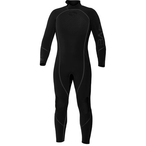 连体潜水服 - REACTIVE TITAN BLACK  - Bare Divewear - 长袖 / 一件式 / 3 mm