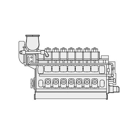 舷内发动机 - L+V32/40 - MAN Energy Solutions - Marine - 推进 / 柴油 / 船舶