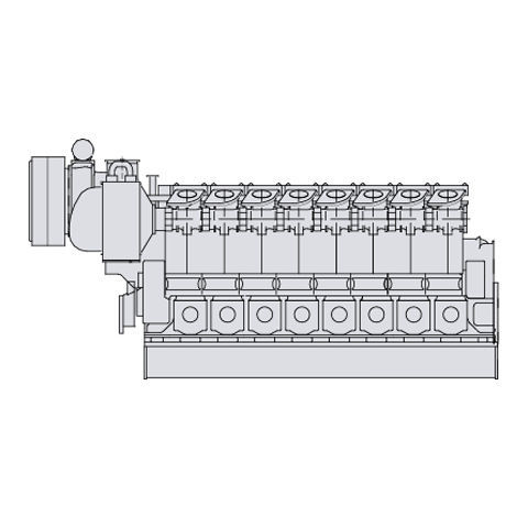 舷内发动机 - Pielstick PC2.6B - MAN Energy Solutions - Marine - 推进 / 柴油 / 电动
