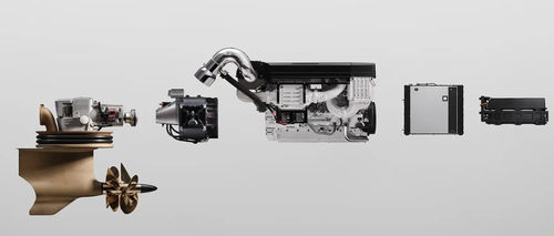 航海推进系统 - D13 series - Volvo Penta - 用于游艇 / 混合动力