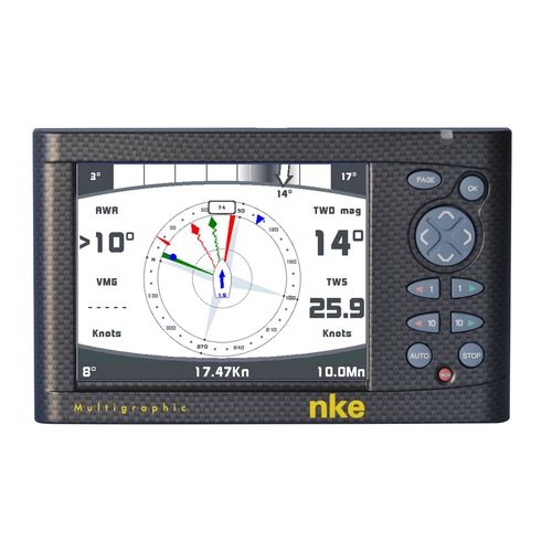 船用显示仪 - MULTIGRAPHIC - nke Marine Electronics - 帆船 / 多功能 / 数字