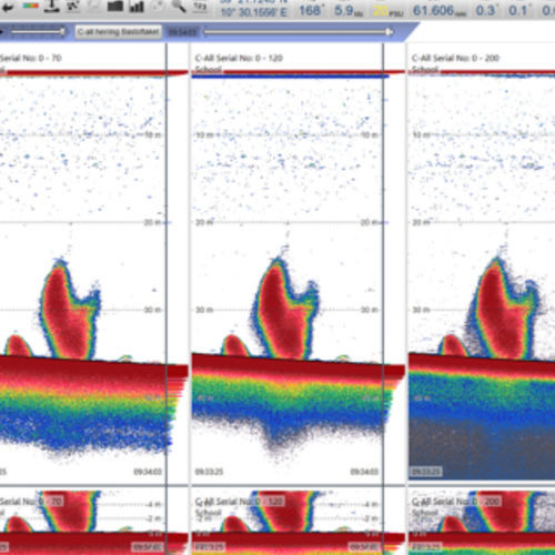 船舶回声测深仪 - EQ50 - Simrad - 双频率 / 数字