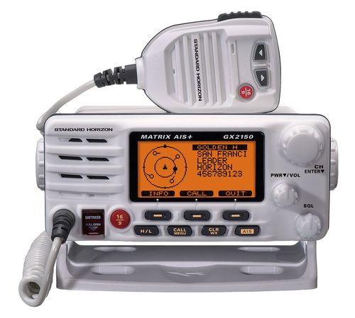 航海无线电设备 - Matrix AIS+ GX2150 - Standard horizon - 固定式 / VHF / 浸没式