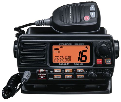 航海无线电设备 - Quest-X GX1500S - Standard horizon - 固定式 / VHF / 浸没式