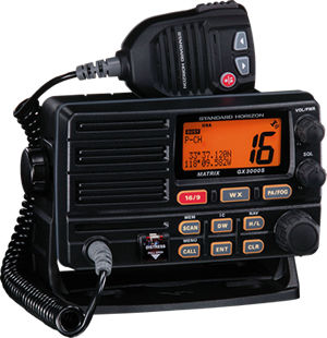 船用无线电设备 - GX3000S - Standard horizon - 固定式 / VHF / 浸没式