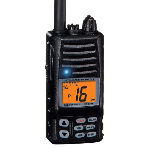 船用无线电设备 - HX 370S - Standard horizon - 便携式 / VHF / 浸没式