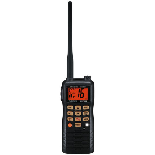 船用无线电设备 - HX750S - Standard horizon - 便携式 / VHF / 漂浮