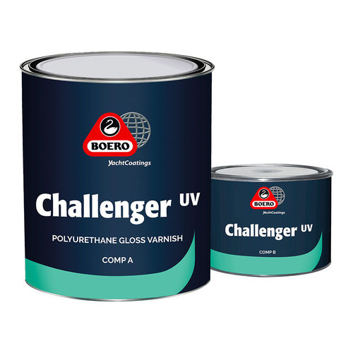 船用亮光漆 - CHALLENGER UV - Boero YachtCoatings - 用于木材 / 双组分 / 聚氨酯