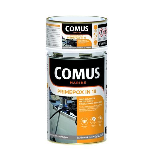 船用底漆 - PRIMEPOX IN 18 - COMUS MARINE - 用于木材 / 用于铝 / 环氧