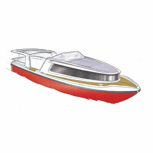 客船专业船 - Aquabus 1050 Deluxe - Grove Boats - 舷内 / 电动 / 牵引式