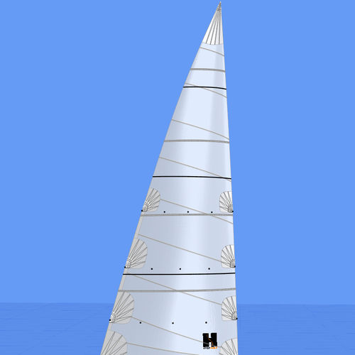 主帆 - TOURING - Hydesails - 巡游帆船用 / 横缝 / Dacron®