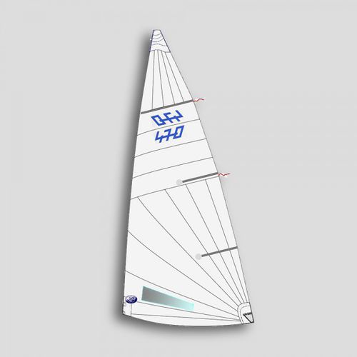 主帆 - L-Race - Olimpic Sails - 用于小帆艇 / 对径向切割 / 470