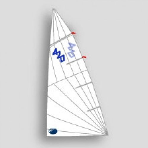 主帆 - Main RUSH - Olimpic Sails - 用于小帆艇 / 径向切割 / 420