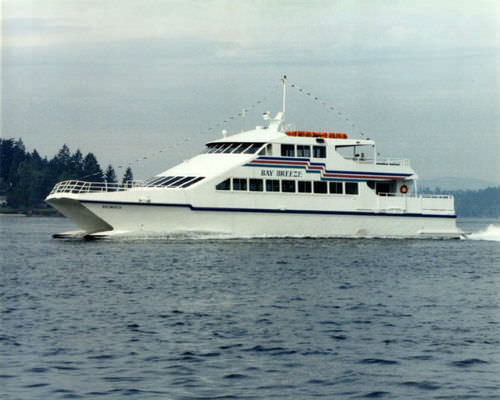 双体船载人渡轮 - S-108 M/V BAY BREEZE - Nichols - 高速