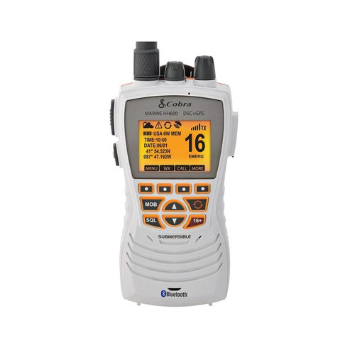 船用无线电设备 - HH600W  - Cobra - 便携式 / VHF / 浸没式