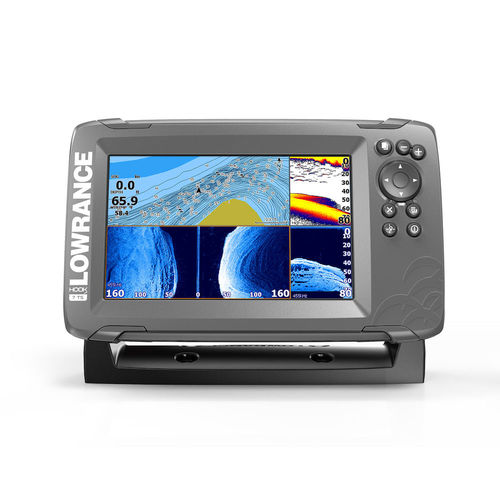 读卡器一体机 - HOOK² 7 US - Lowrance - 捕捞测深器 / 声纳装置 / GPS
