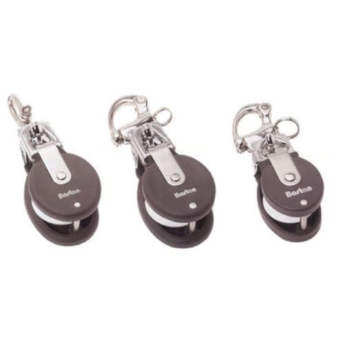 单滑车 - 90 401  - Barton Marine - 开放式 / 旋转弹簧卸扣 / 缆绳最大尺寸：10 mm