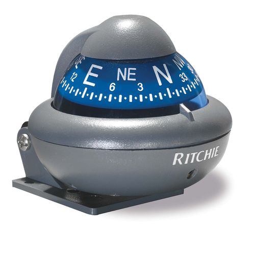 船用操舵罗盘 - X-10-A - Ritchie Navigation - 磁性 / 卧式 / 带托架